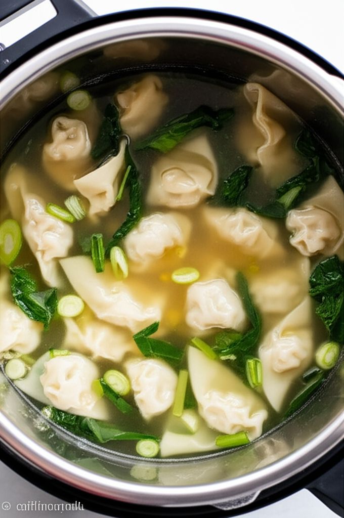 Instant Pot Dumpling Soup