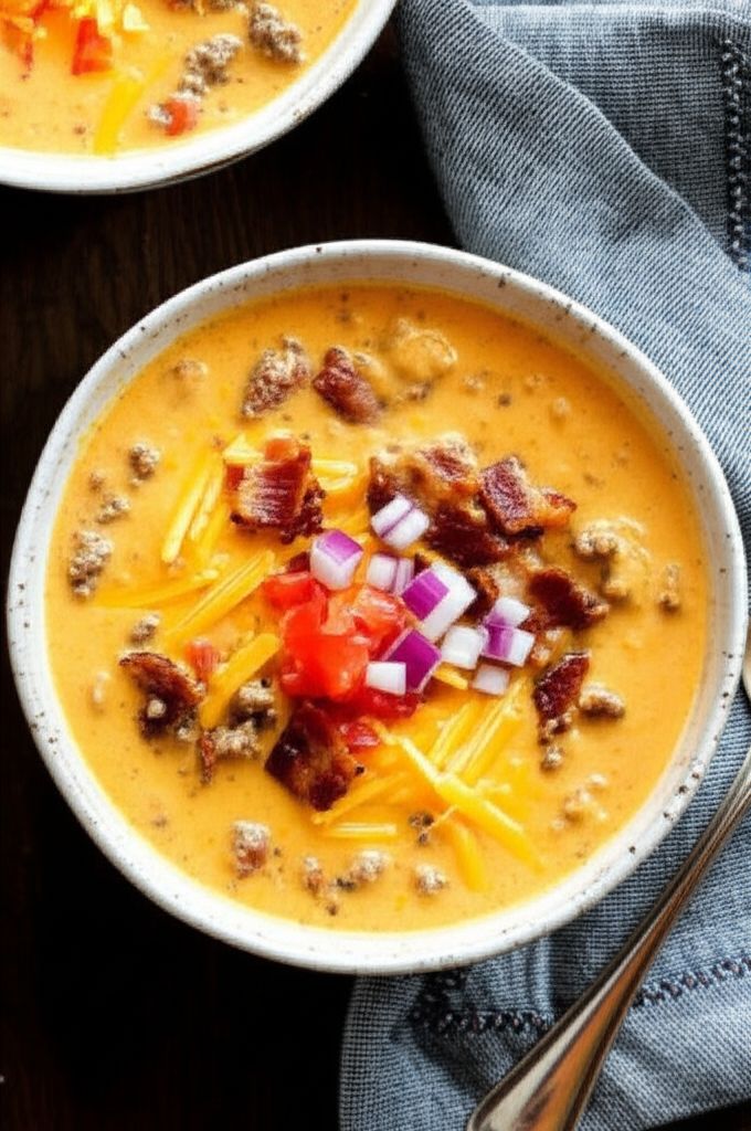 Instant Pot Keto Hamburger Soup