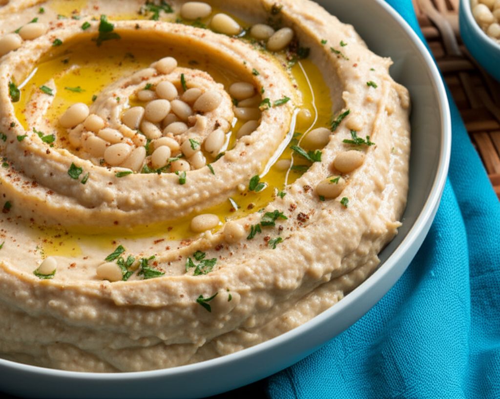 Joe's Hummus with Pine Nuts