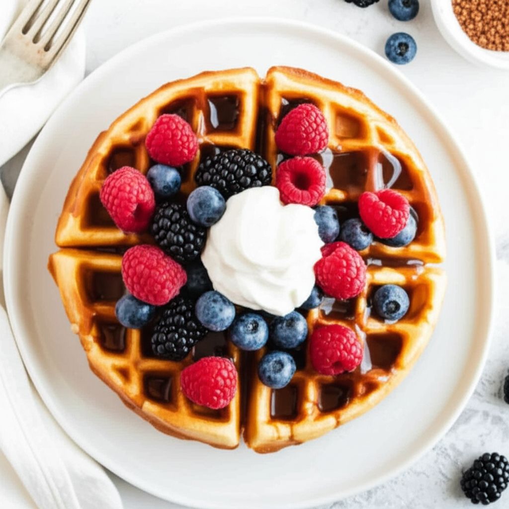 Liège Belgian Waffles with Pearl Sugar