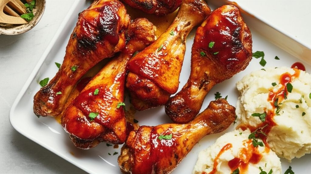 Oven BBQ Chicken Drumsticks