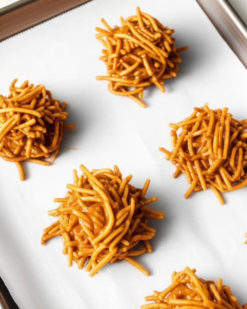 Peanut Butter Shoestring Haystacks