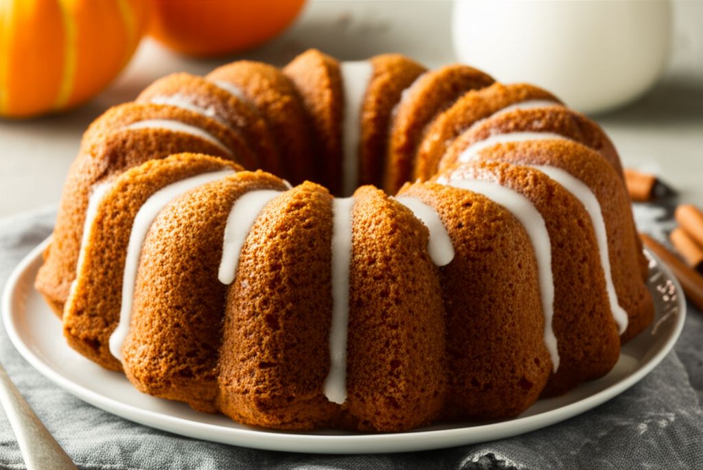 Pumpkin-Cream Cheese Bundt Cake
