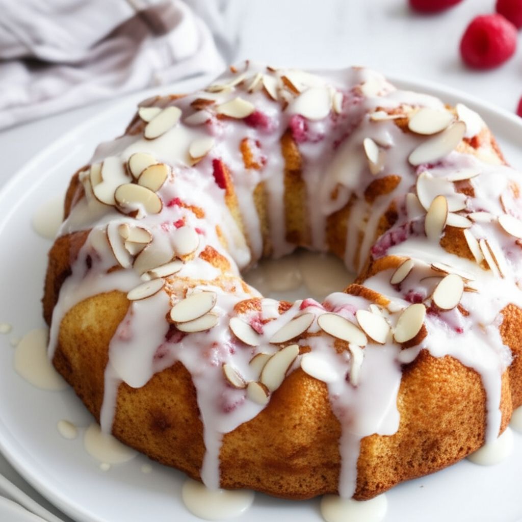 Raspberry Almond Coffee Cake