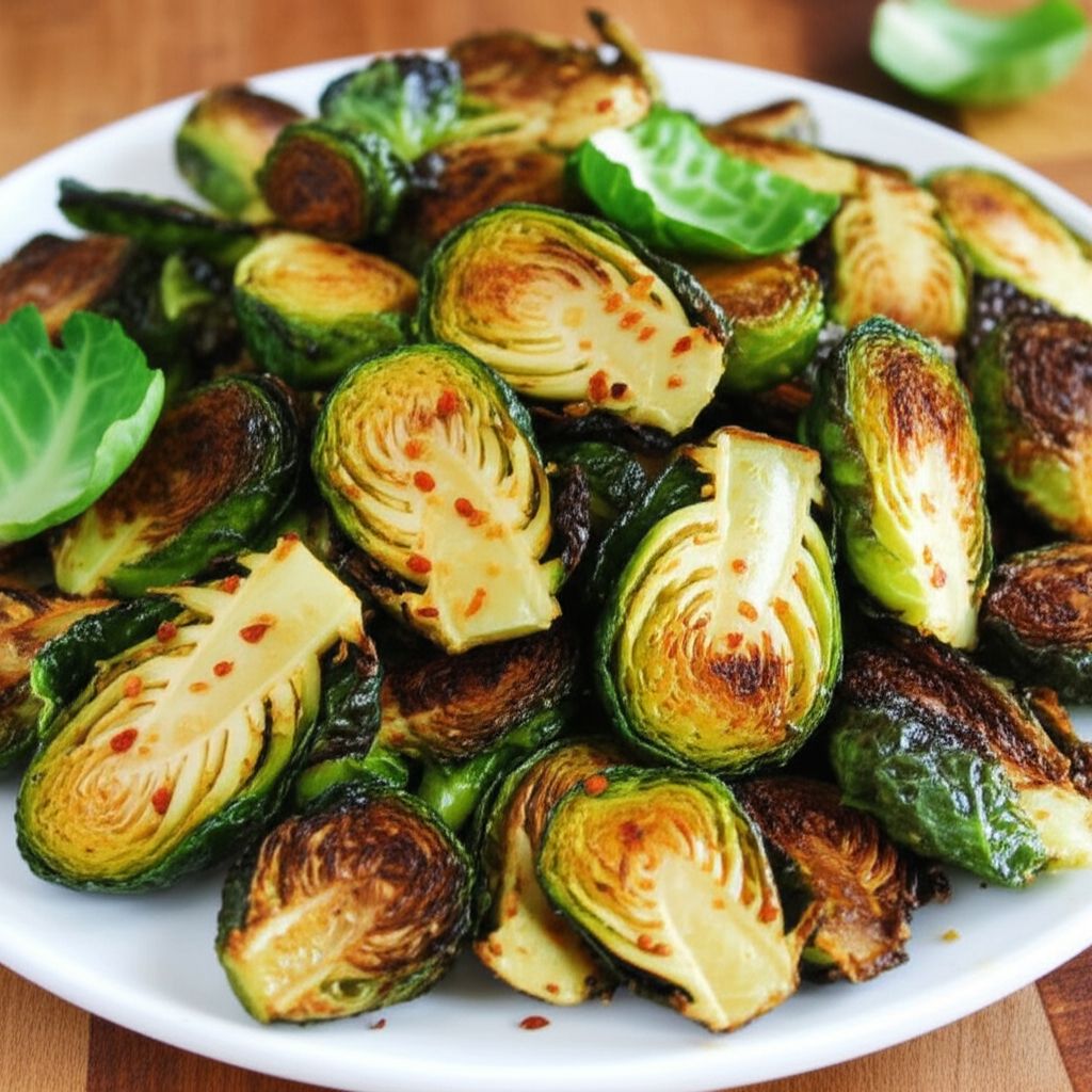 Spicy Brussels Sprout Chips