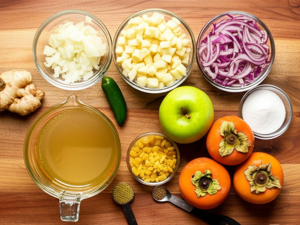 Spicy Persimmon Chutney