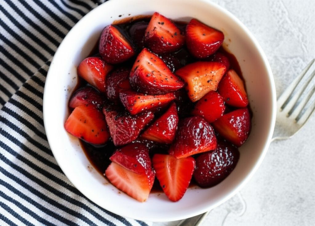 Strawberries with Balsamic Vinegar
