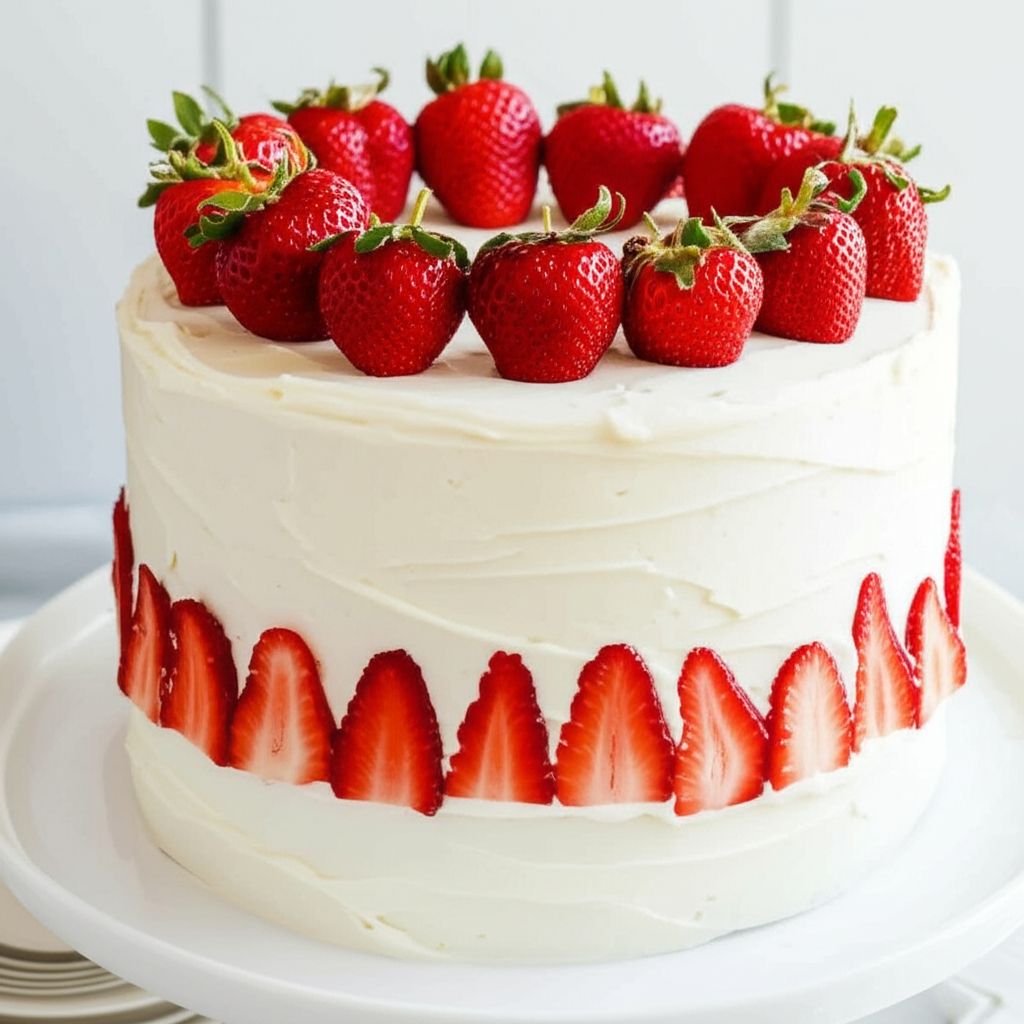 Strawberry Cake with Jell-O
