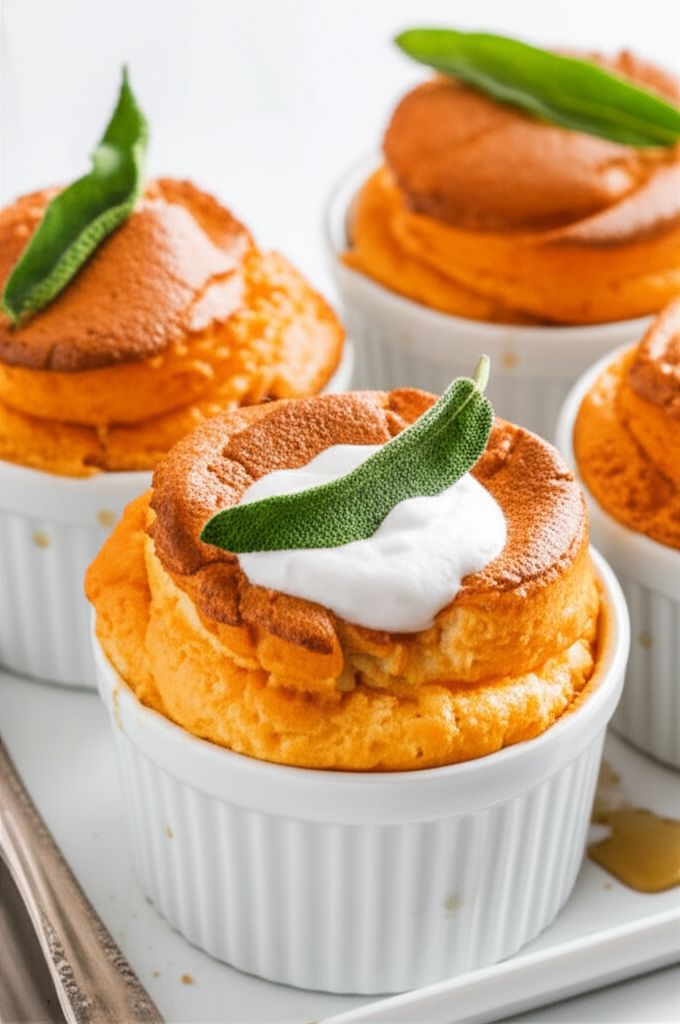 Sweet Potato Soufflés