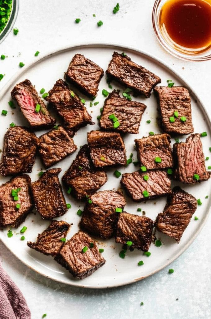 TikTok's Air Fryer Garlic Butter Steak Bites