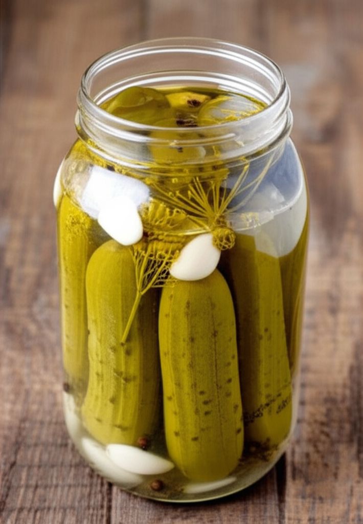 Ukrainian Dill and Garlic Pickles
