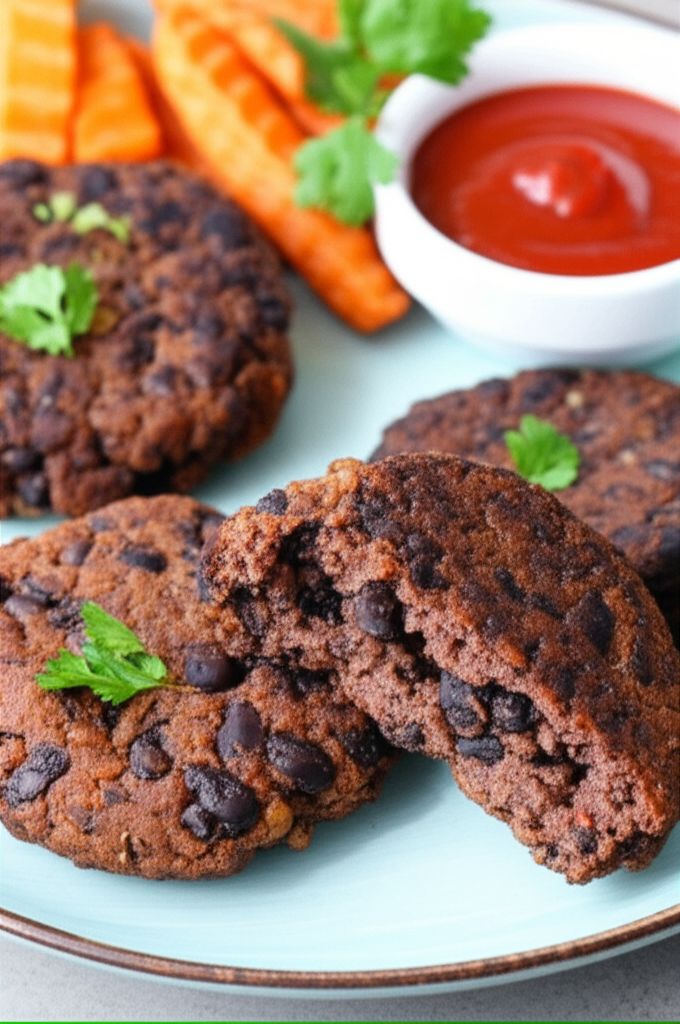 Vegan Black Bean Burgers