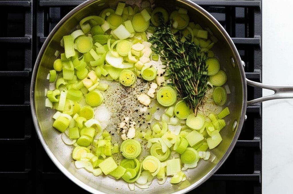 Vegan Potato Leek Gratin