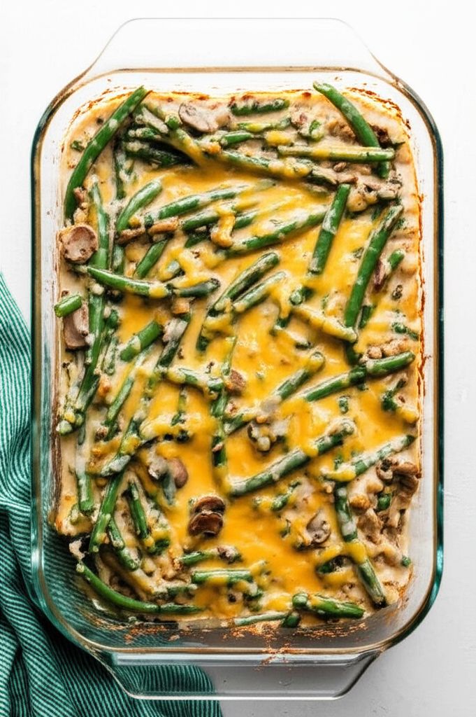 Absolutely Delicious Green Bean Casserole from Scratch