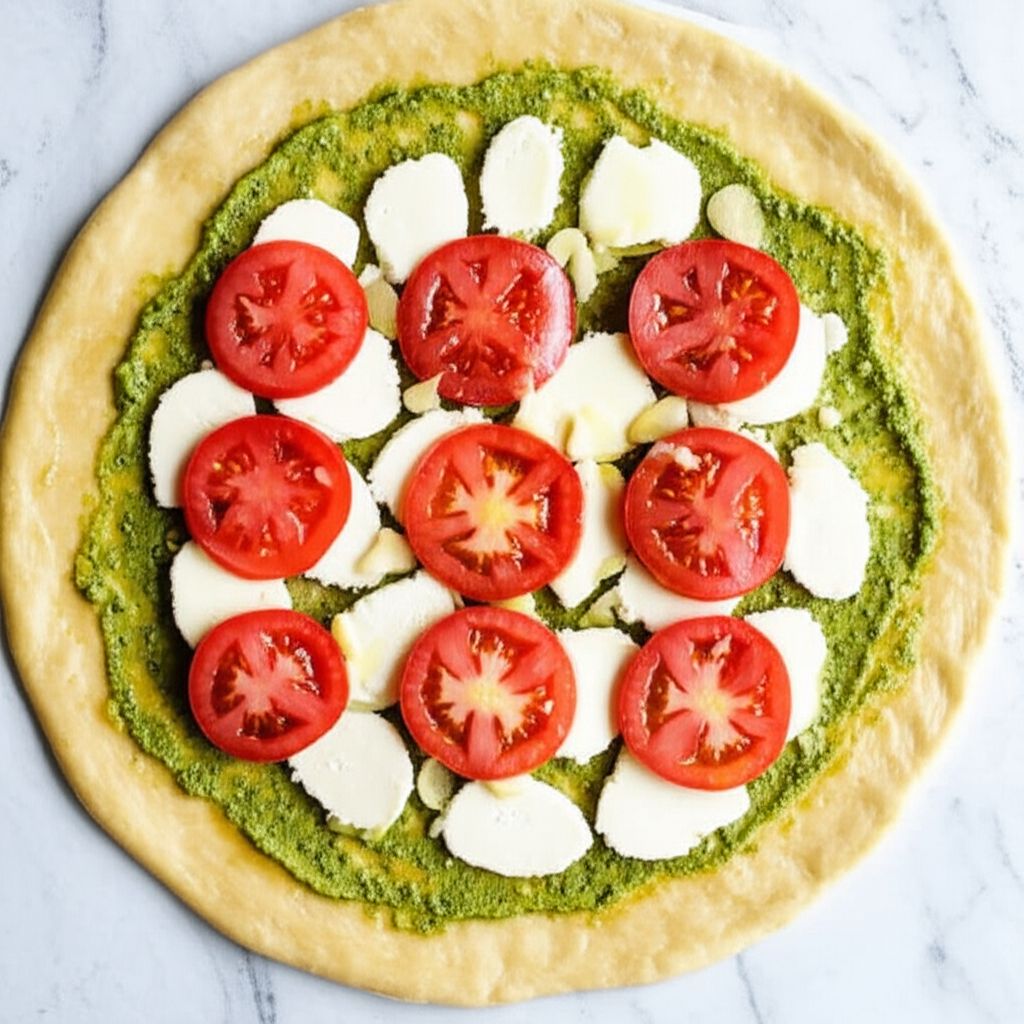 Arugula and Goat Cheese Pizza