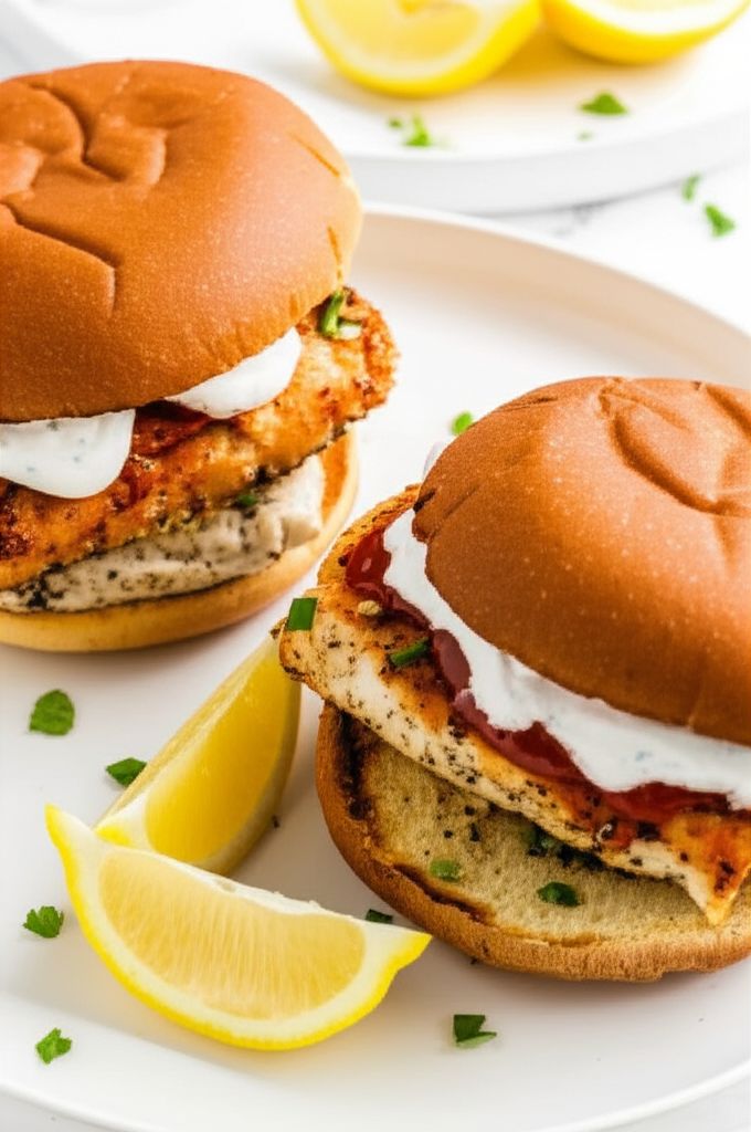 Baked Fish Sandwiches