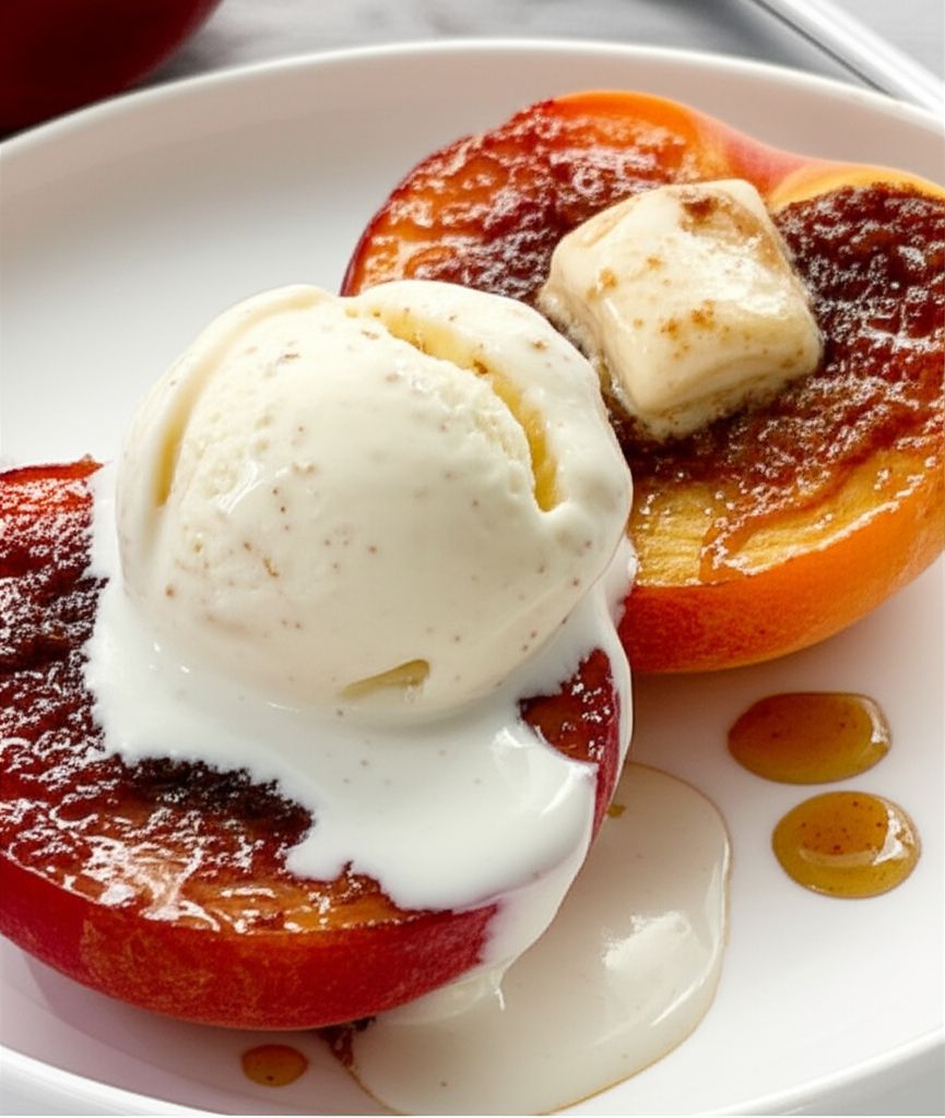 Baked Peaches 'n Cream