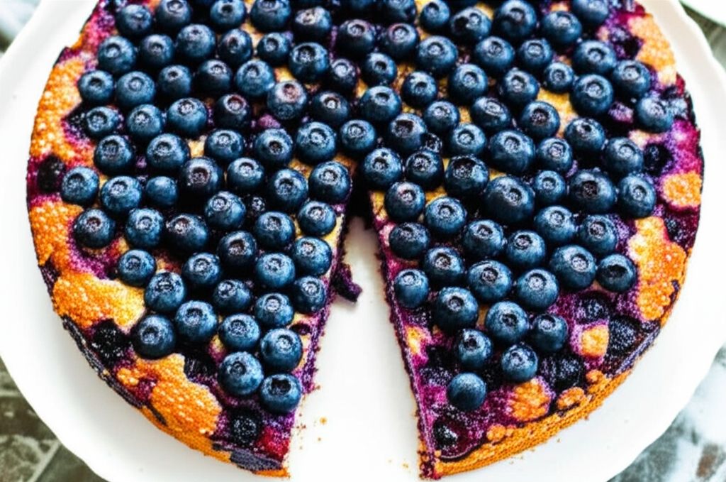 Blueberry Upside-Down Cake