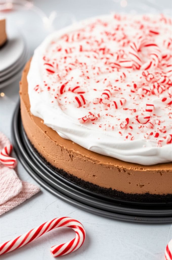 Chocolate-Peppermint Cheesecake