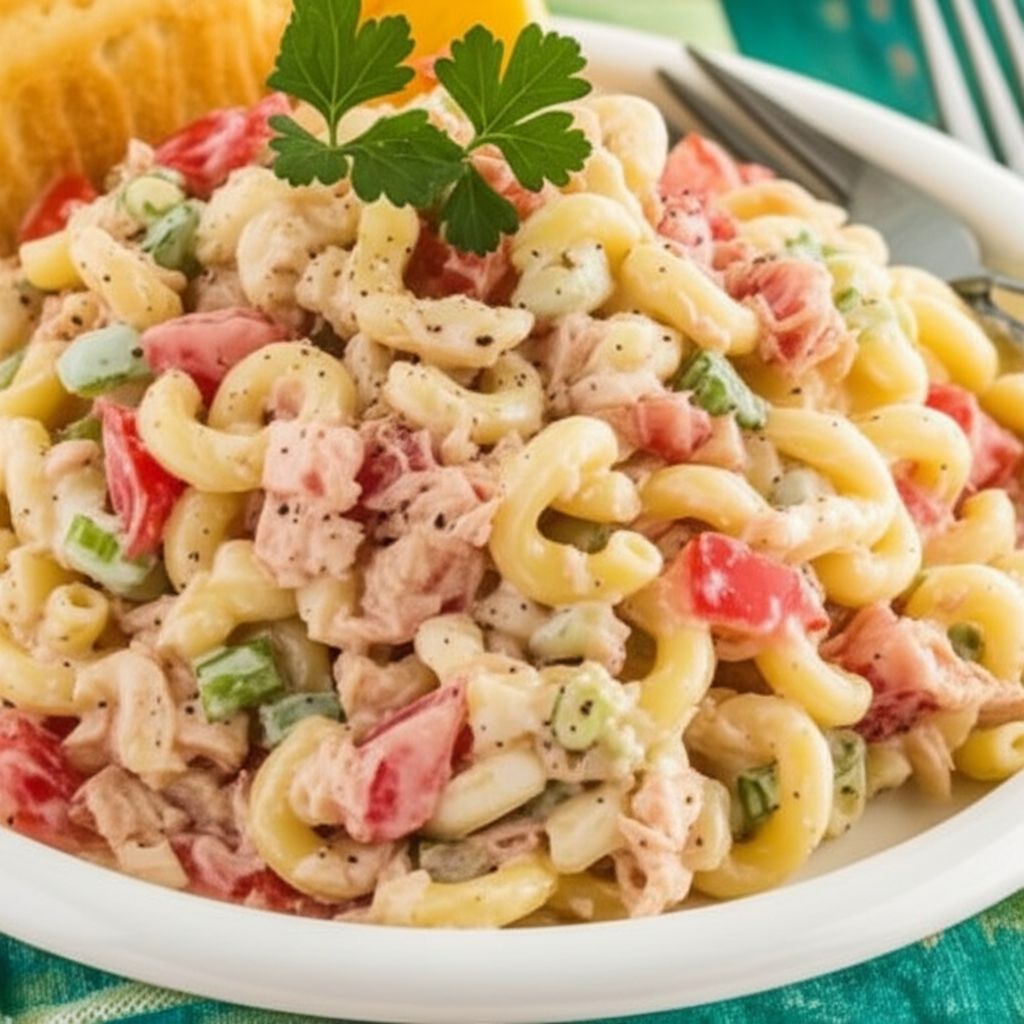 Cold Tuna Macaroni Salad