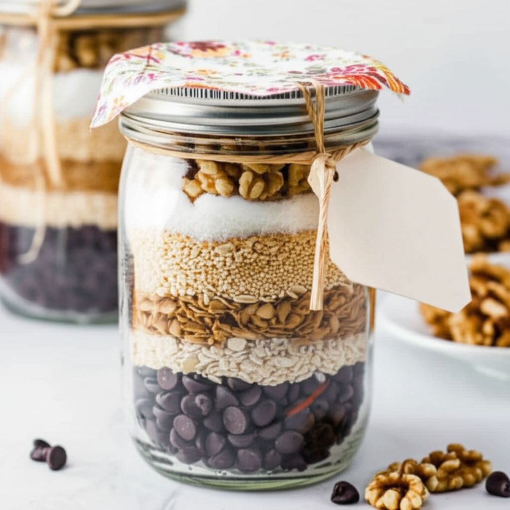 Country Oatmeal Cookie in a Jar