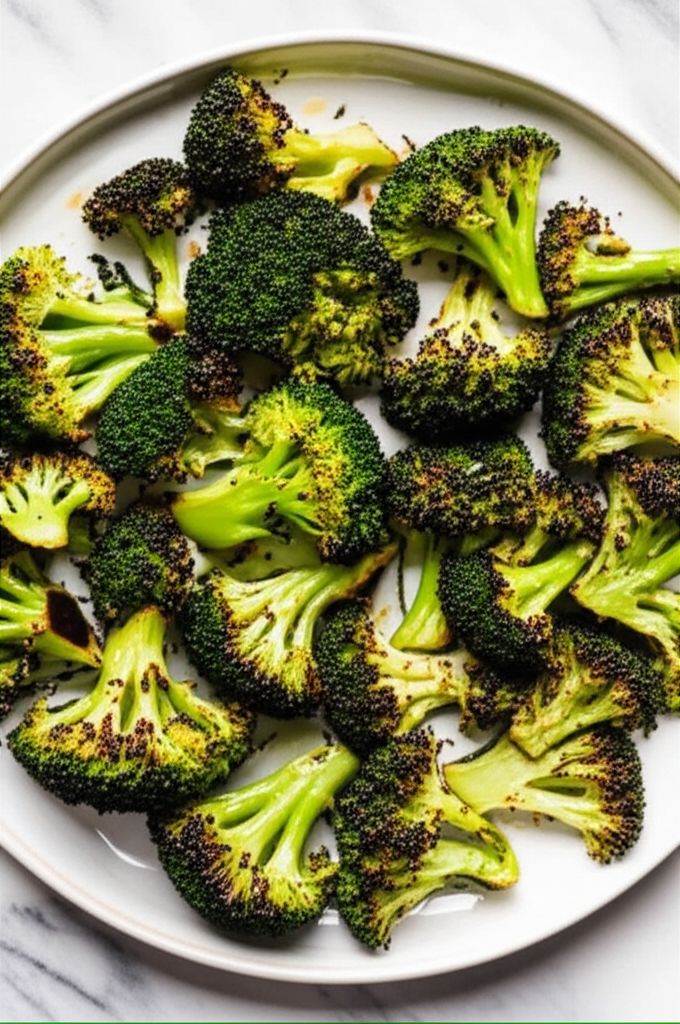 Crispy Air Fryer Broccoli with Sweet Chili Sauce