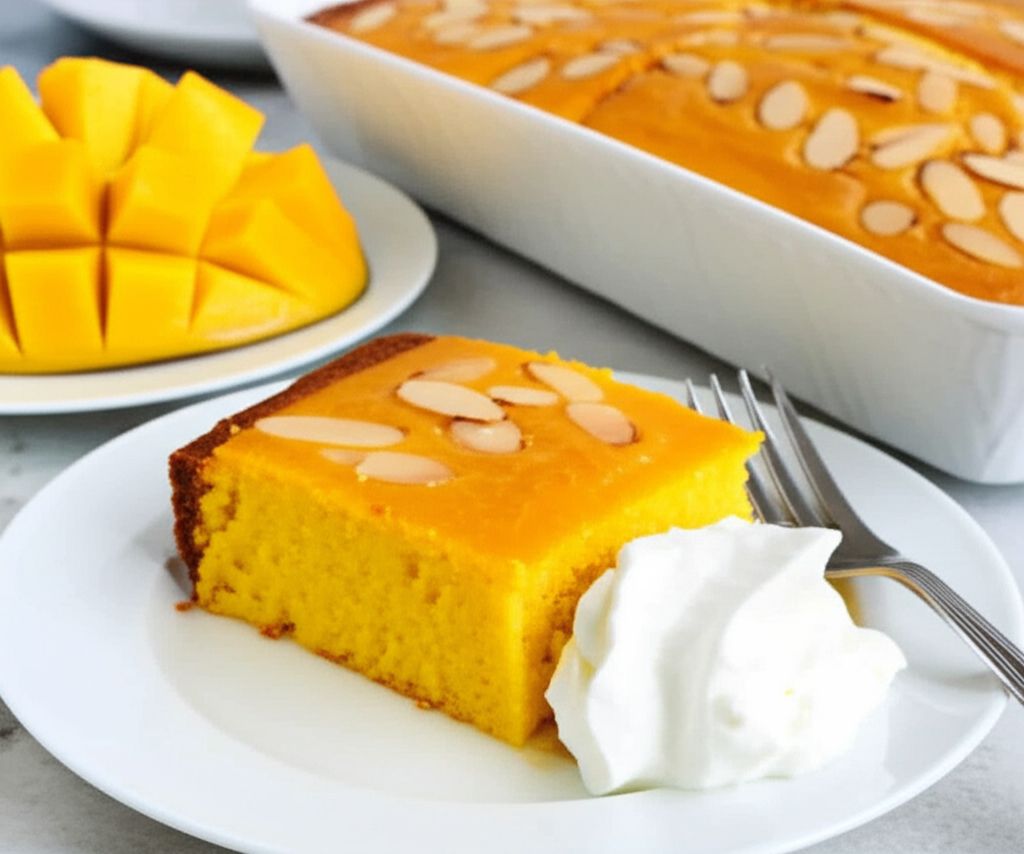 Delightfully Exotic Mango Cake