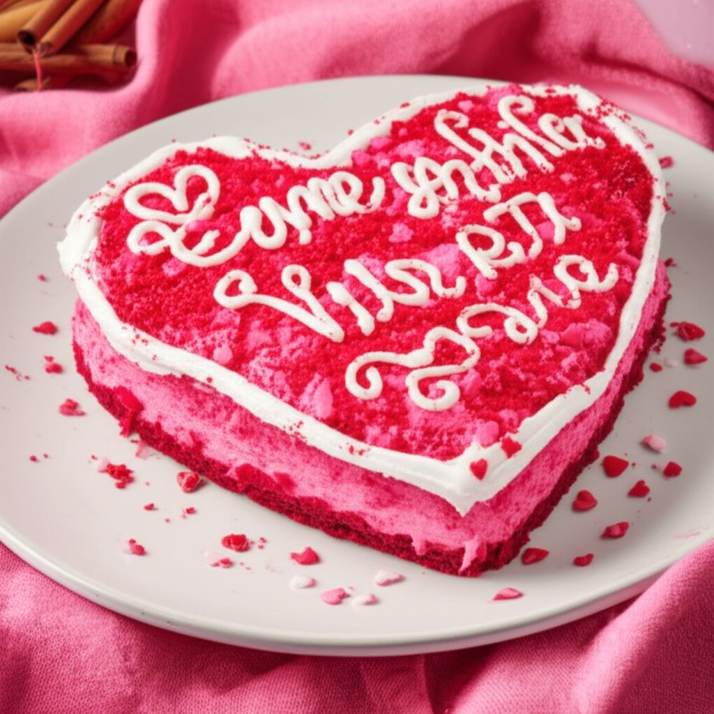 Easy Valentine's Day Cake