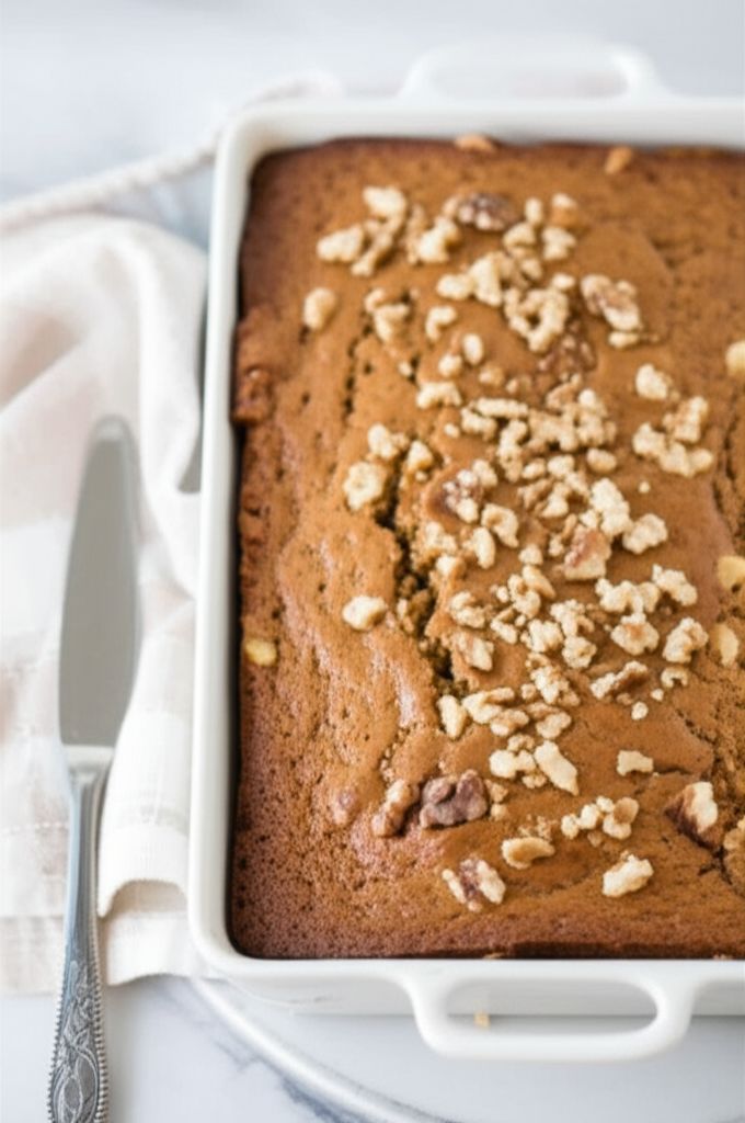 Fresh Apple Walnut Cake