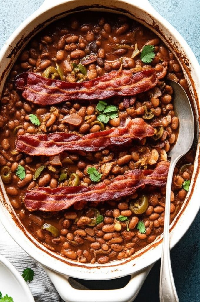 Frijoles Borrachos (Drunken Baked Beans)