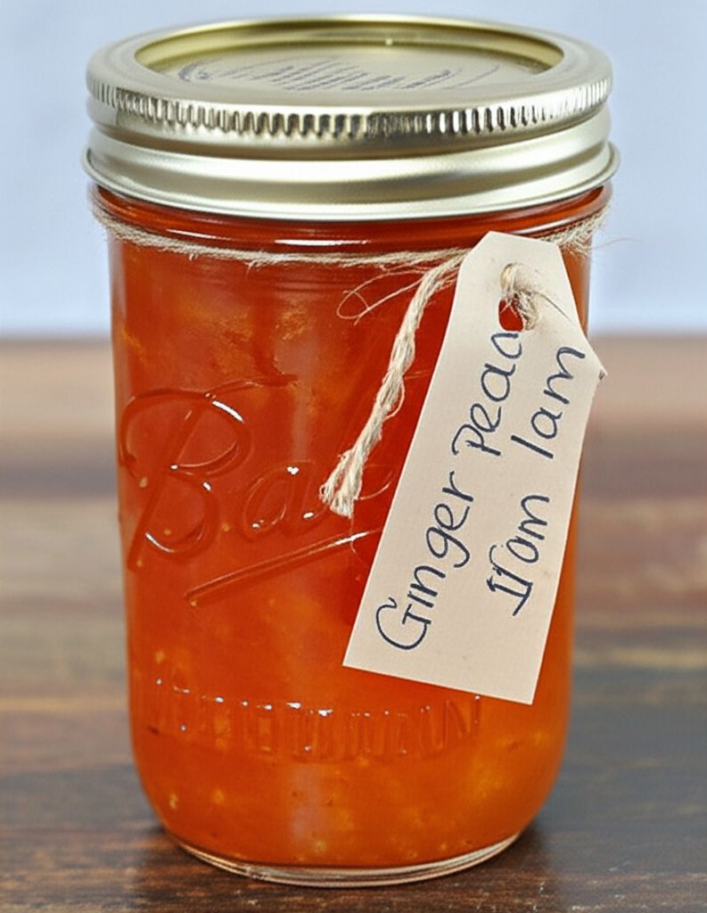 Ginger Peach Jam