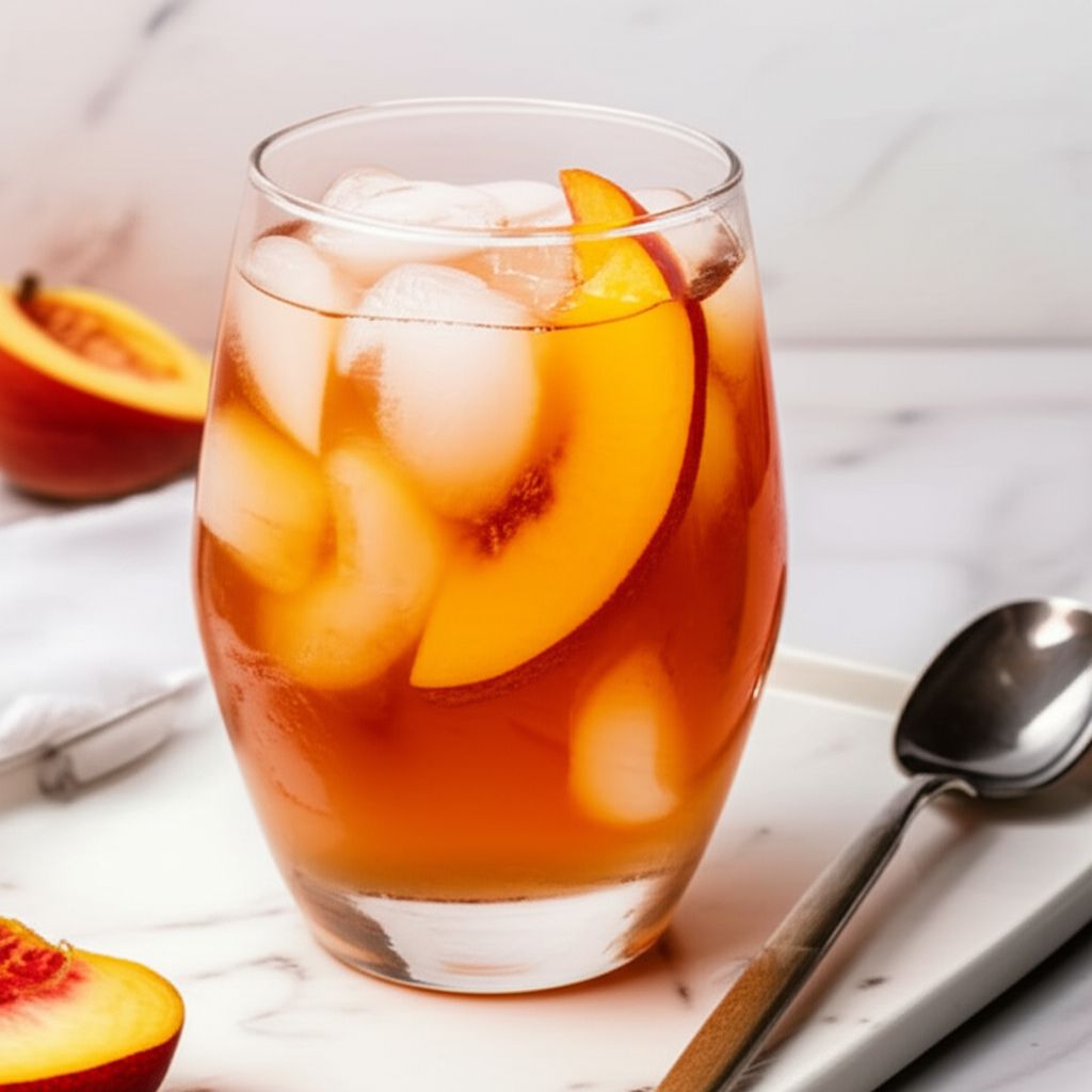 Homemade Peach Tea
