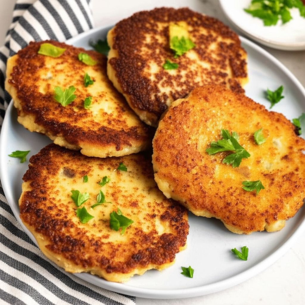 Leftover Mashed Potato Pancakes