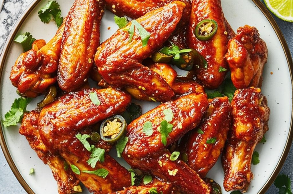 Leyley's Spicy Chicken Adobo Wings
