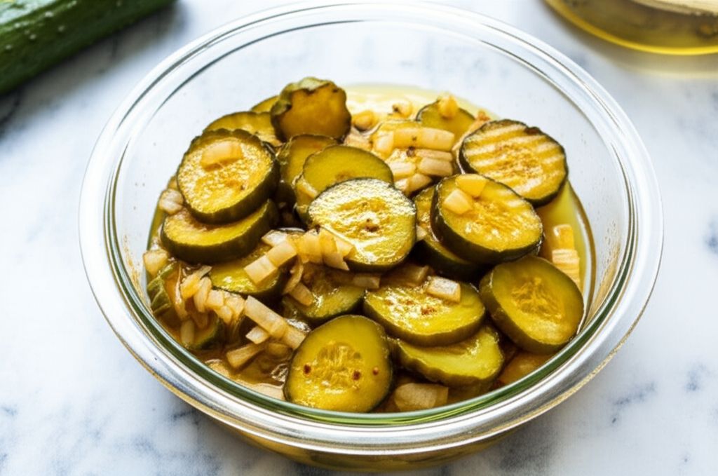 Microwave Bread-and-Butter Pickles
