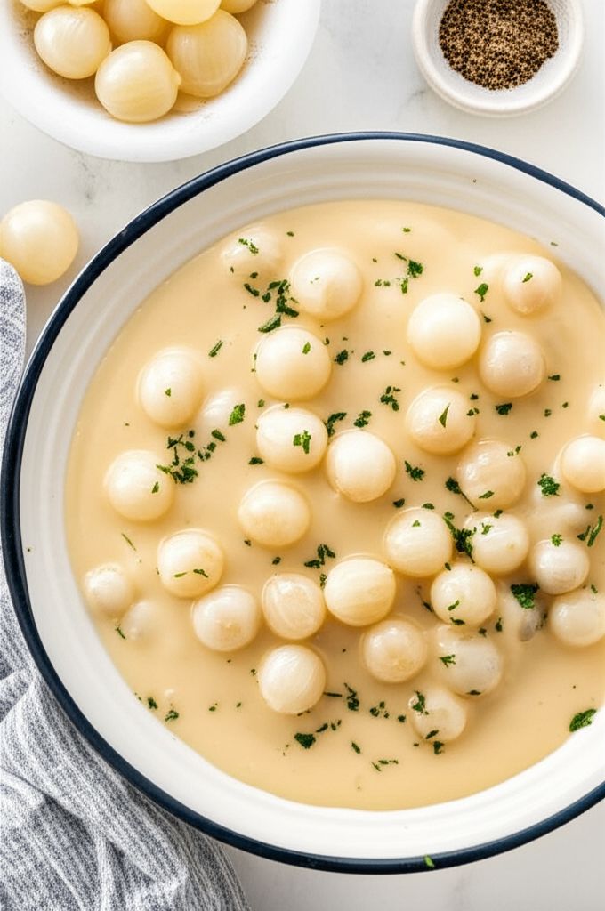 Mom's Traditional Creamed Onions