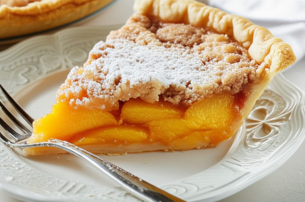 Old-Fashioned Peach Cream Pie