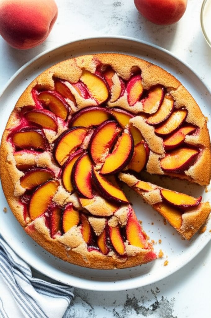 Peach and Plum Cake