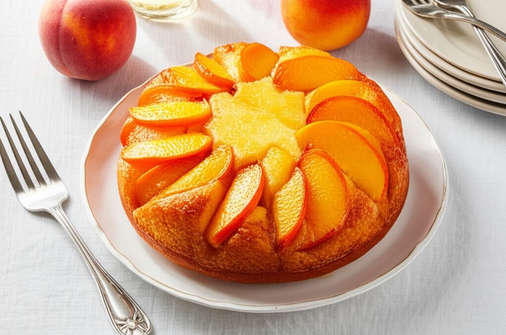 Peach Upside-Down Cake