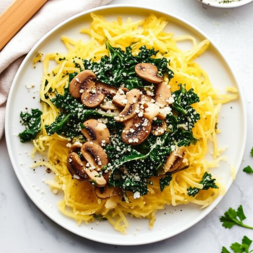 Pesto Spaghetti Squash