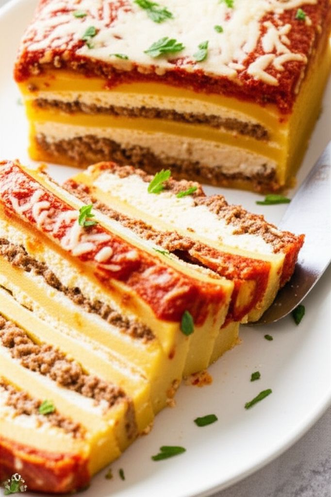 Polenta Lasagna Loaf