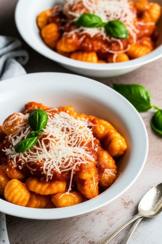 Quick and Easy Tomato Basil Gnocchi