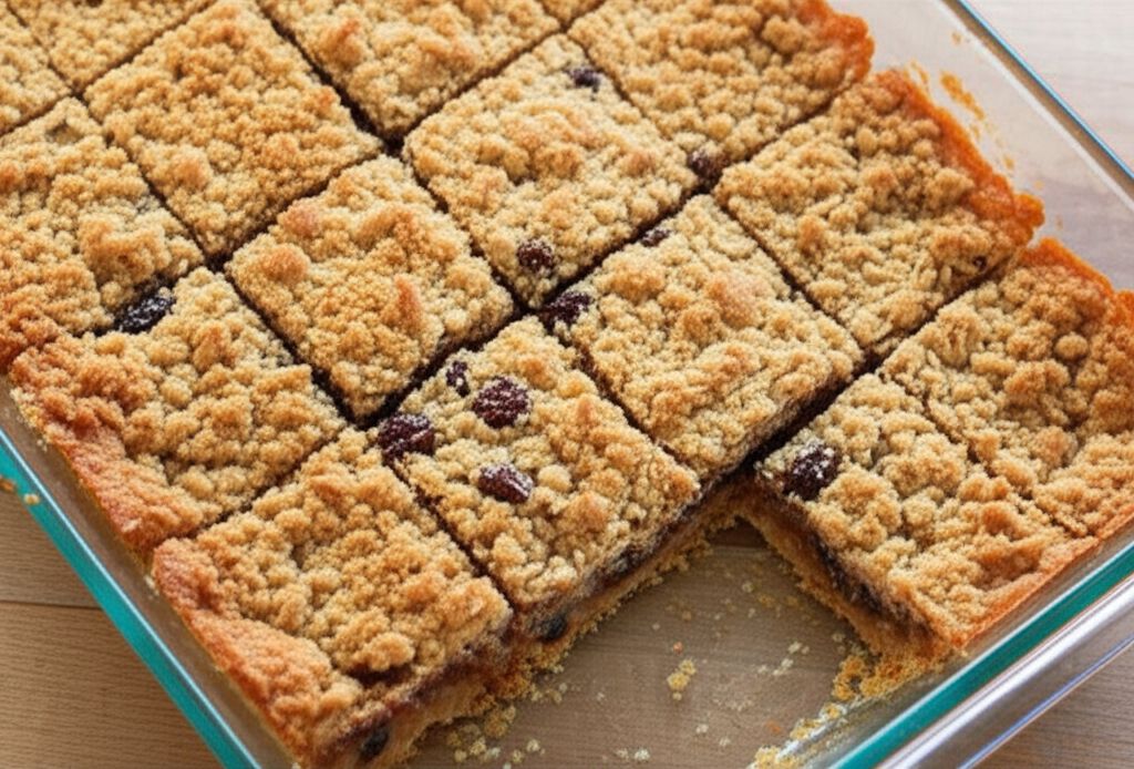 Raisin Sour Cream Bars
