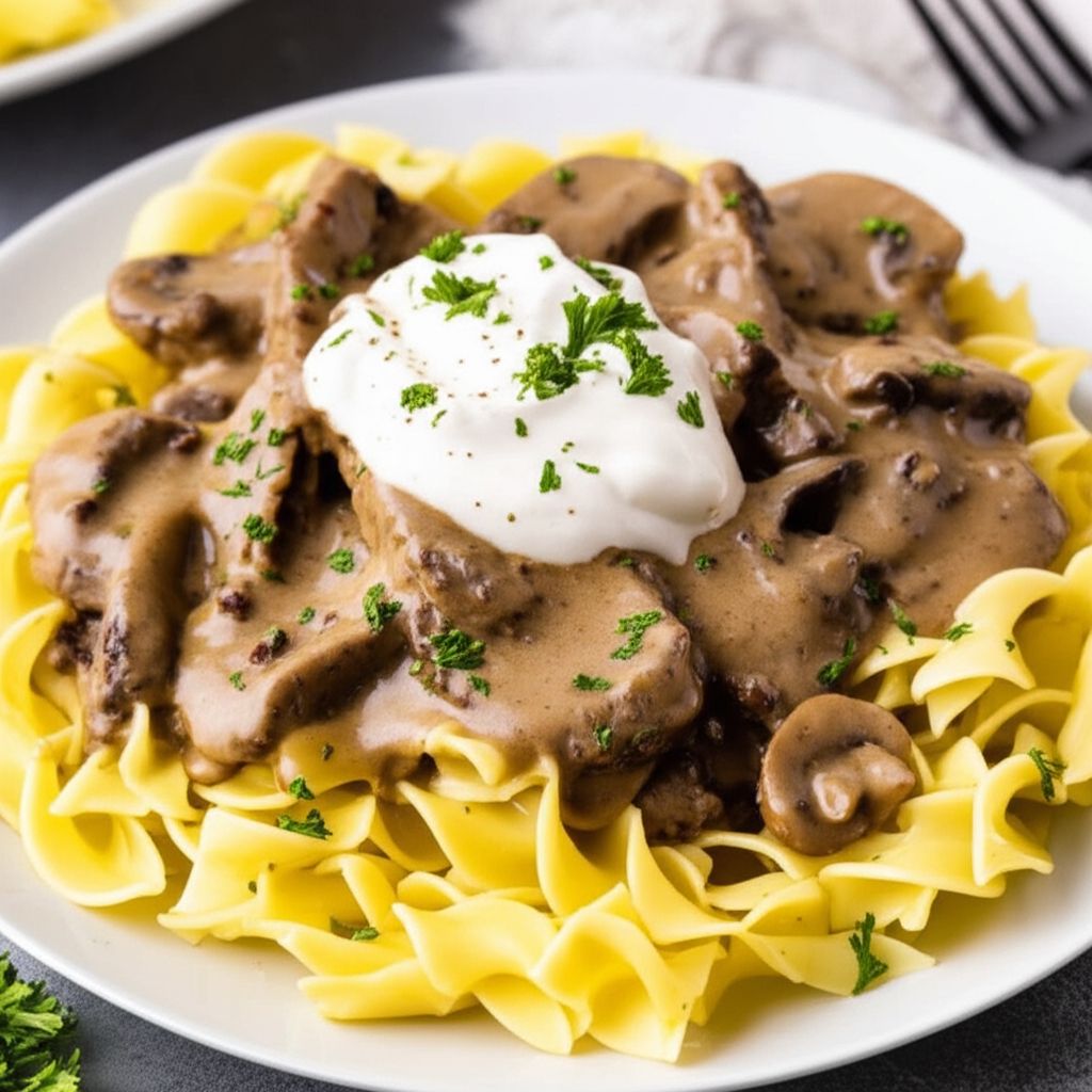 Rich and Creamy Beef Stroganoff