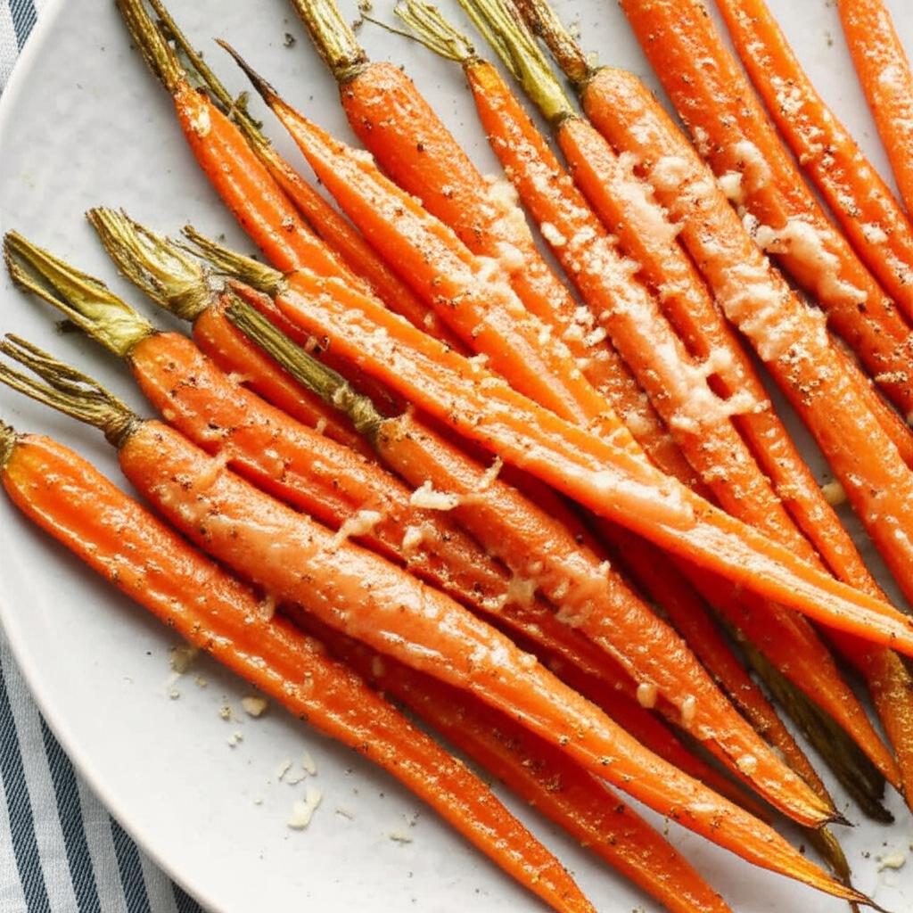 Roasted Parmesan-Garlic Carrots