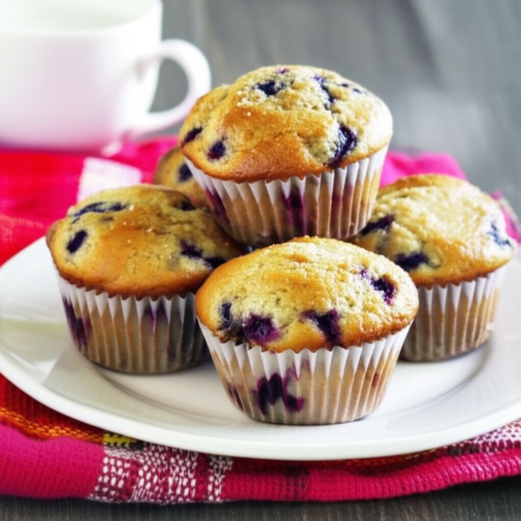 Saskatoon Berry Oat Muffins