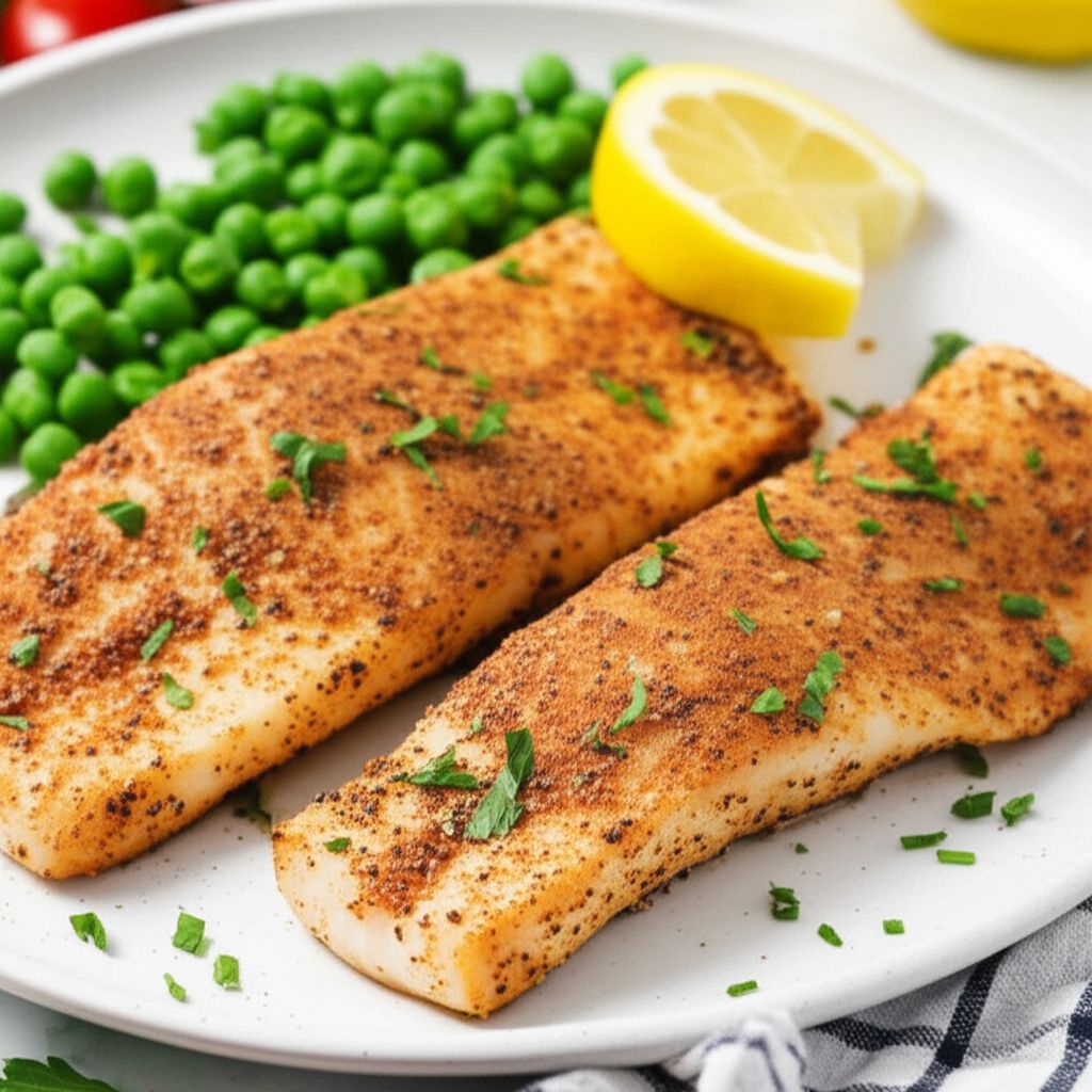 Seasoned Pan-Fried Cod