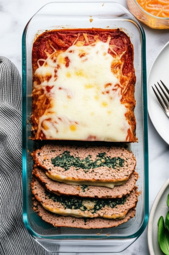 Spinach-Stuffed Turkey Meatloaf