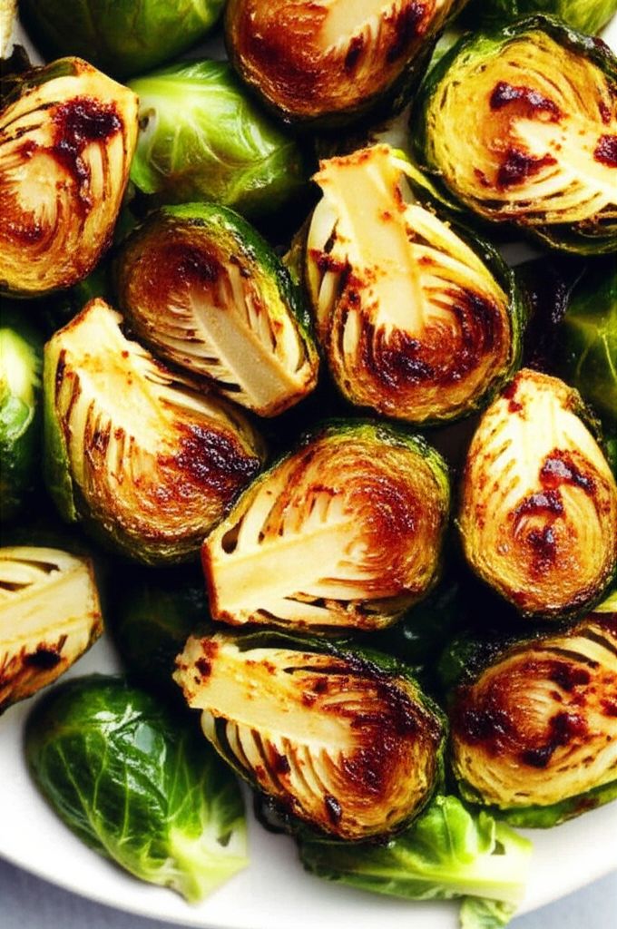Sweet Chili Roasted Brussels Sprouts