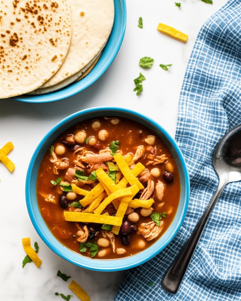 Tortilla and Bean Soup